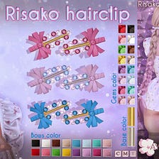 Ayashi. Risako hair &#038; hairclip — NEW