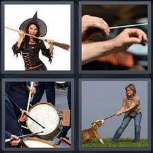 4 Pics 1 Word Witches Poker Soccer
