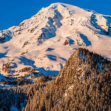 Alpine Winter Views, Mount Rainier, Washington, 2017