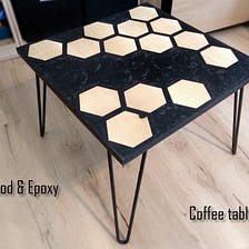 Replacing a cheap 5€ IKEA Lack coffee table with a beautiful wood & epoxy version