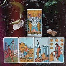 The Numerology of The Lovers, Six of Wands, Six of Cups, Six of Swords, and Six of Pentacles