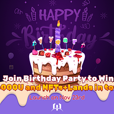 Huge Giveaway to Celebrate MetaOasis Birthday | $6000 USDT and NFTs+Lands
