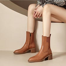 CHIKO Osita Round Toe Block Heels Ankle Boots