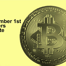 Bitcoin Price and Trading Report: December 1st