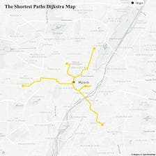 Plotting the Optimal Route for Data Scientists in Python using the Dijkstra Algorithm