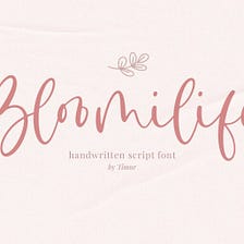 Bloomilife Font L67vYe