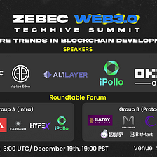 Zebec Web3.0 TechHive Summit 2022