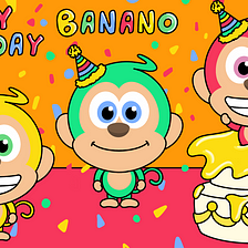 BANANO is Turning 4! Join the Birthday Party on April 1st!