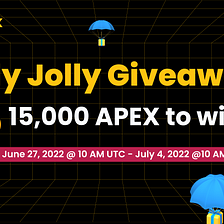 July Jolly Giveaway (15,000 $APEX Up for Grabs)