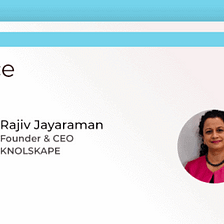 Guest Interview: Sumathi Krishnan and Rajiv Jayaraman on Leadership Resilience — KNOLSKAPE