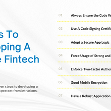 Steps To Developing A Secure Fintech App