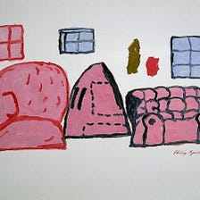 Philip Guston — the pink of blood