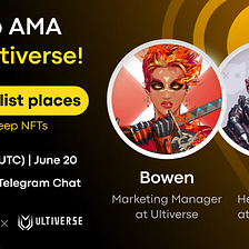 AMA Session with Ultiverse | 50 Whitelist places for the Electric Sheep NFTs genesis!