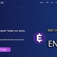 We’re happy to inform you that ENTRY coin is listed to http://raisex.io exchange.