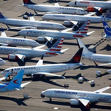 Boeing’s grounded 737 Max planes are piling up at the company’s Seattle plant.