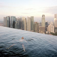 Floating Along the Singapore Skyline