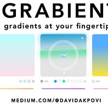 Grabient : gradients at your fingertips
