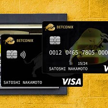 Plastic cards for BETCONIX cryptocurrencies. How to make a profit from the first day of the order