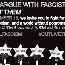 RELEASE — Saturday NYC March Against Fascism and Antisemitism — From NYC 2 Pittsburgh: We Will…