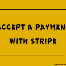 Integrating Stripe sdk with React Native - part I - Accept a payment