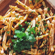 Chipotle lime fries / RecipesourceClick here for more vegan food inspiration!
