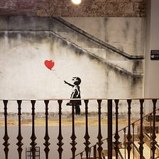 A Literal Sneak Peak of Banksy in Barcelona