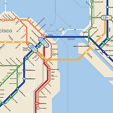 Bay Area 2050: the BART Metro Map