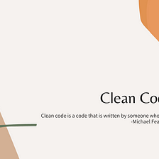 CC — Clean Code