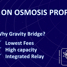Ottersync Votes ‘Yes’ on Osmosis Proposal 207 — Gravity Ethereum Bridge