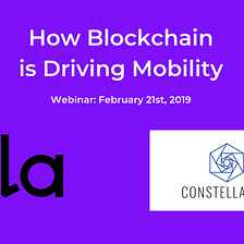 How Blockchain is Driving Mobility