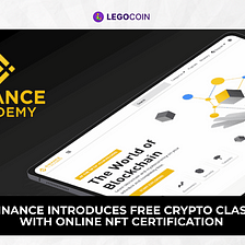 Binance Introduces Free Crypto Class with Online NFT Certification