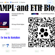 Earn AMPL and ETH Blogging