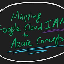 Mapping Google Cloud IAM concepts to similar ones in Azure
