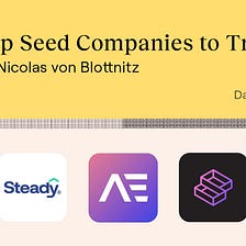 Top Seed Companies to Track: Pigeon Loans, Steady, Aerotime, Stage, Proper