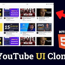 Build a YouTube UI Clone with just HTML & CSS — For Complete Beginners