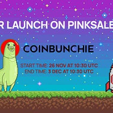 CoinBunchie fair launch on PinkSale is LIVE