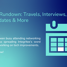 October Rundown: Travels, Interviews, Tech Updates & More