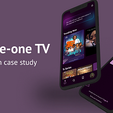 Scene One TV App — Redesign