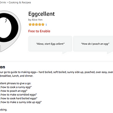 Eggcellent: A Guide to Egg-Making Using Amazon Alexa