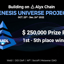 Alyx Chain Genesis Universe Project Registration is NOW OPEN!