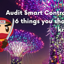 Audit Smart Contract: 6 things you should know — Privacy Ninja