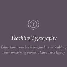 You Have A Lot To Learn About Typography. | By Thomas Jockin | The League's  Typelog | Medium
