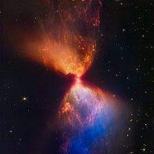 Webb Captures Image of Newborn Star in Beautiful Hourglass Nebula