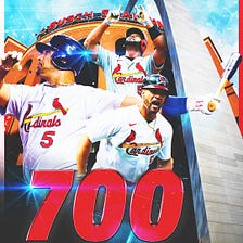 Albert Pujols has joined the 700 Hundred Club on Apple TV+