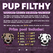 Pup Filthy Discord Invite Reward Contest