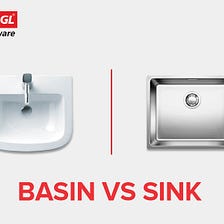 What is the difference between sink and wash basin