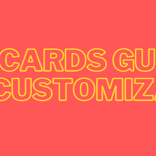 MarbleCards Guide Ep.2 — Card customization
