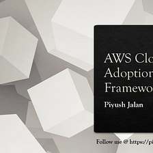 AWS Cloud Adoption Framework 1O1