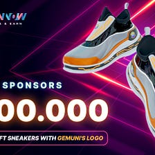 Gemuni sponsors $300,000 to kick off Runnow.io’s Partnership NFT Sneakers collection
