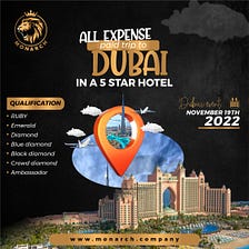 MONARCH DUBAI International Convention- Free flight +5 star hotel!